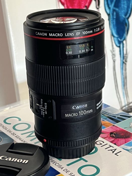 Objectiva Canon EF 100mm F2.8 L macro