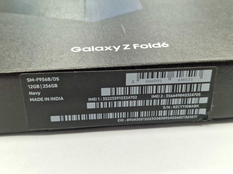 Samsung Galaxy Z Fold6 12GB/ 256GB/ Navy/ bez rat! GW24/ PLOMBA
