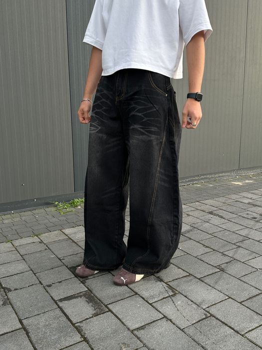 Opium baggy jeans широкі джинси bershka black oversized pants racer sk