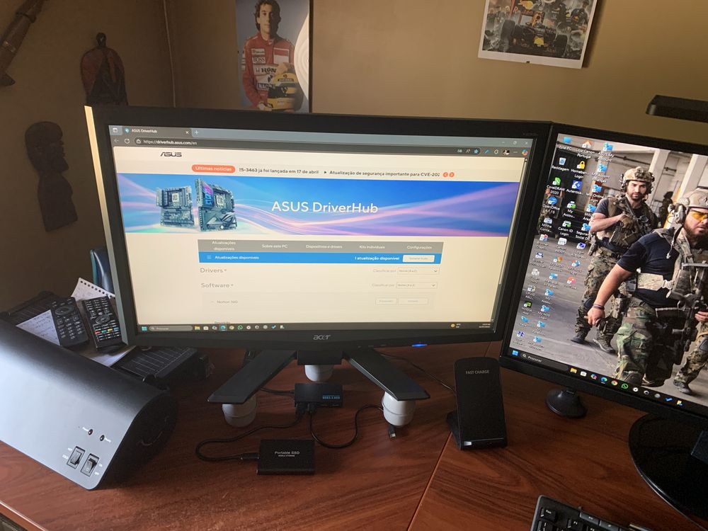 Monitor Acer 17” como novo 1 ano e dois Meses