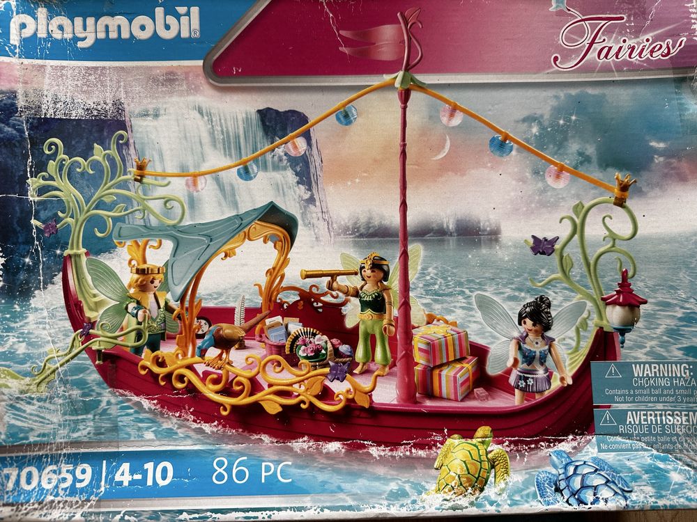 Playmobil Fairies Łódź Wróżek