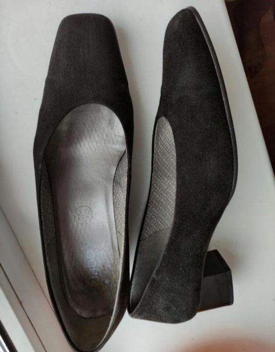 Черевики човники, туфлі замша натуральна , великий розмір