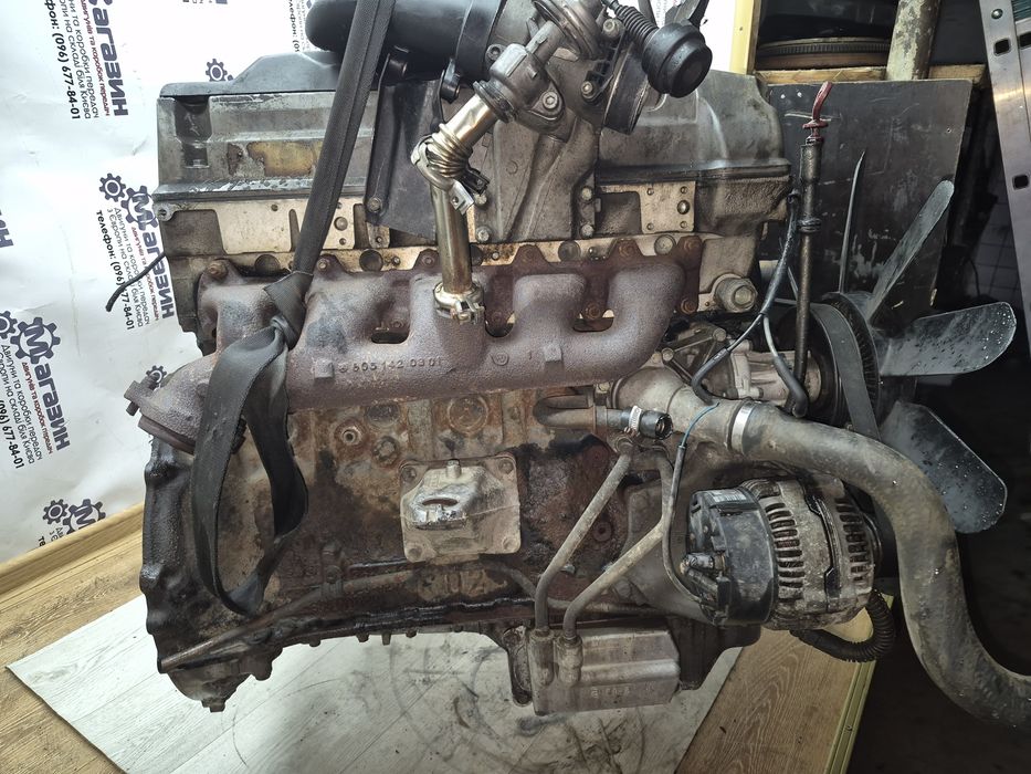 Мотор двигатель мерседес 2.5 дизель ом 602 миханічний живий