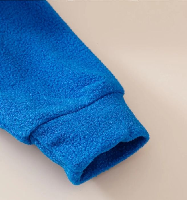 Костюм флісовий синій унісекс  128 134 на 8-9 років теплий костюм