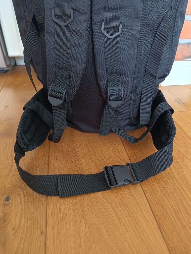 Plecak taktyczny, duży, mocny, czarny 50l, militarny, harcerski