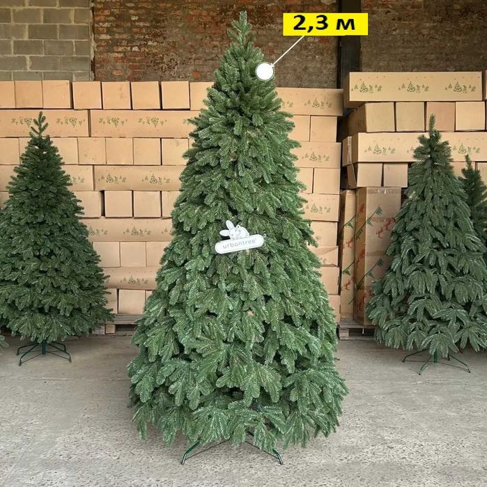 ‼️ Пишна штучна ялинка новорічна зелена лита. Дропшипінг