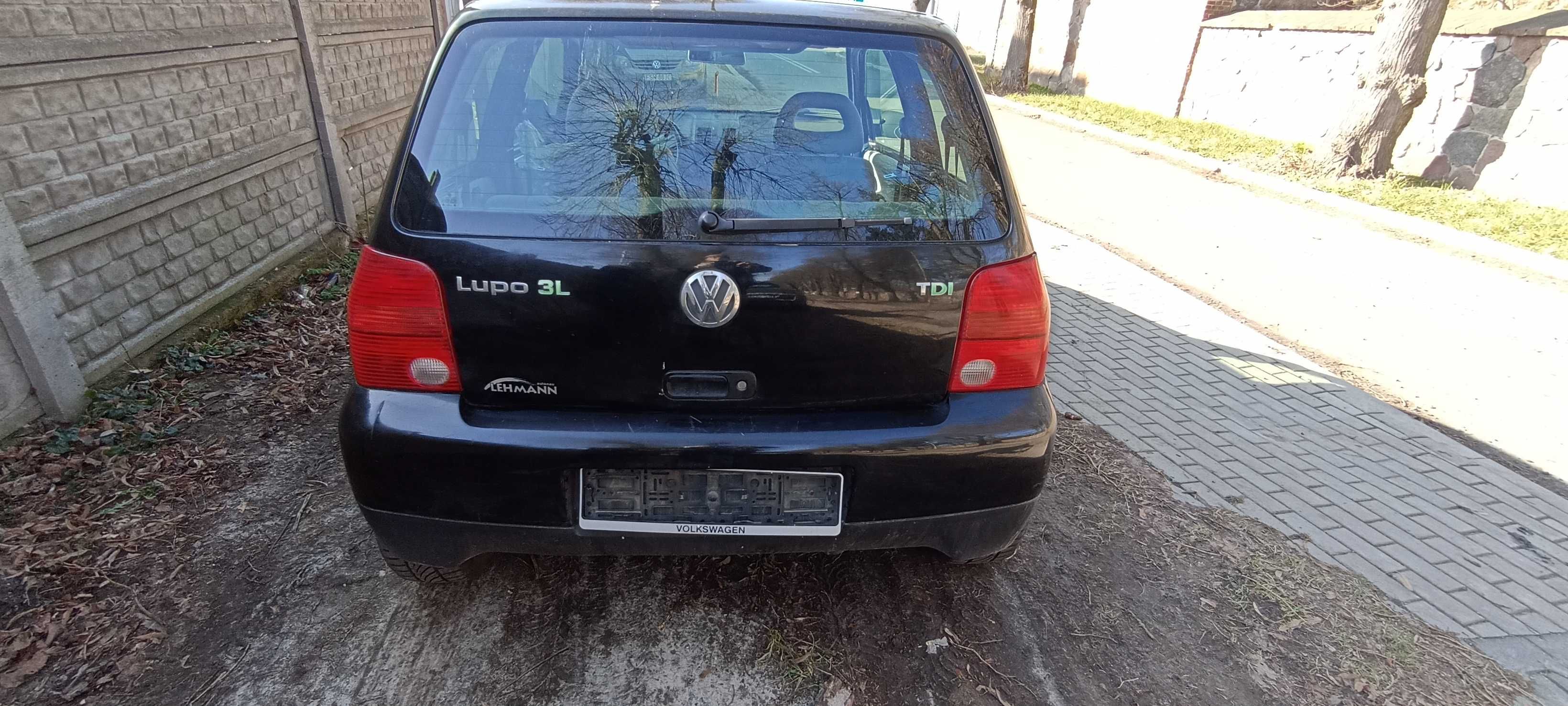 LUPO 3L 1.2 TDI zderzak tył tylny kol LC9Z