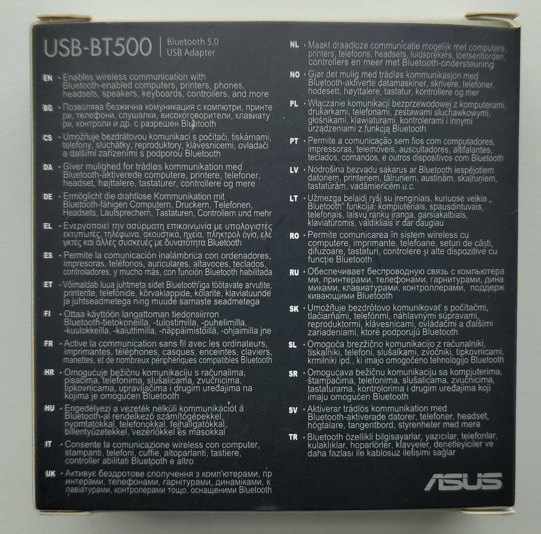 USB Bluetooth-адаптер Asus USB-BT500