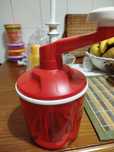 Batedeira manual da tupperware usada