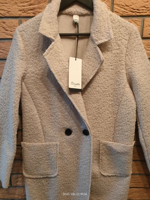 Płaszcz baranek beż