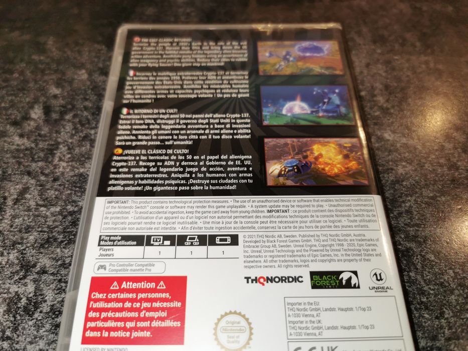 Destroy All Humans SWITCH gra po polsku  (nowa w folii) sklep Ursus