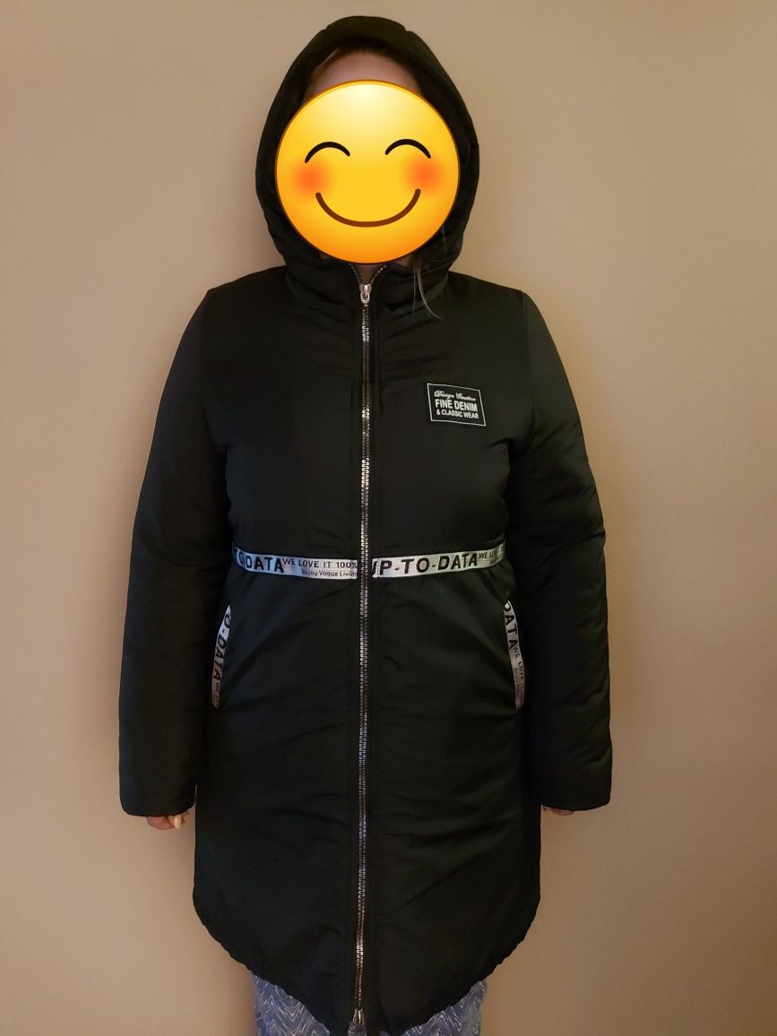 Зимова куртка, зимове пальто 54 розмір