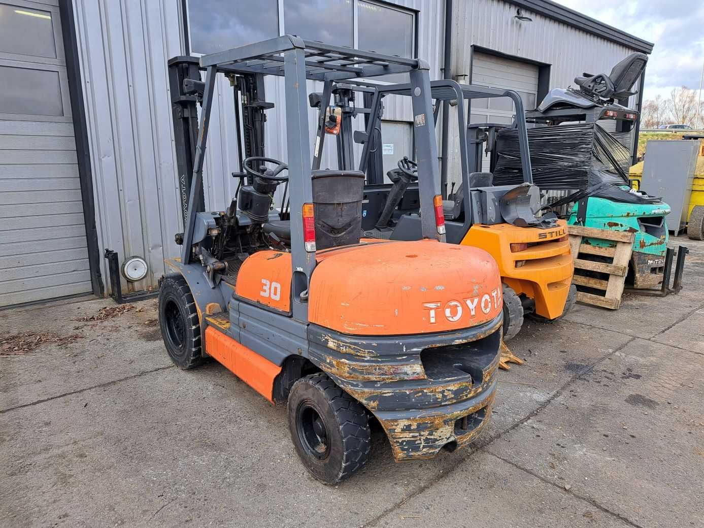 Wózek widłowy Toyota 02-6FDF30, 3t, diesel, Duplex 3,5m, Automat, UDT