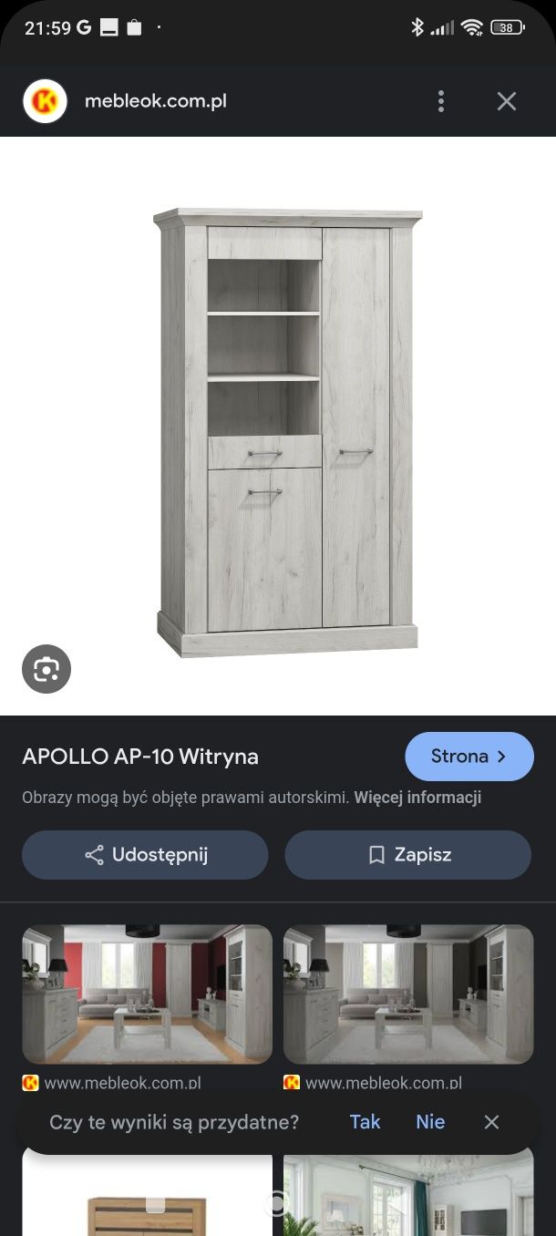 Witryna Apollo sprzedam