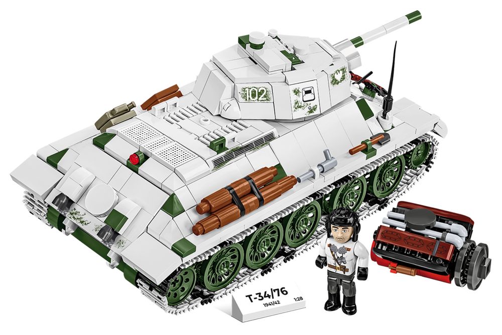 Klocki cobi 2595 czołg T34-76