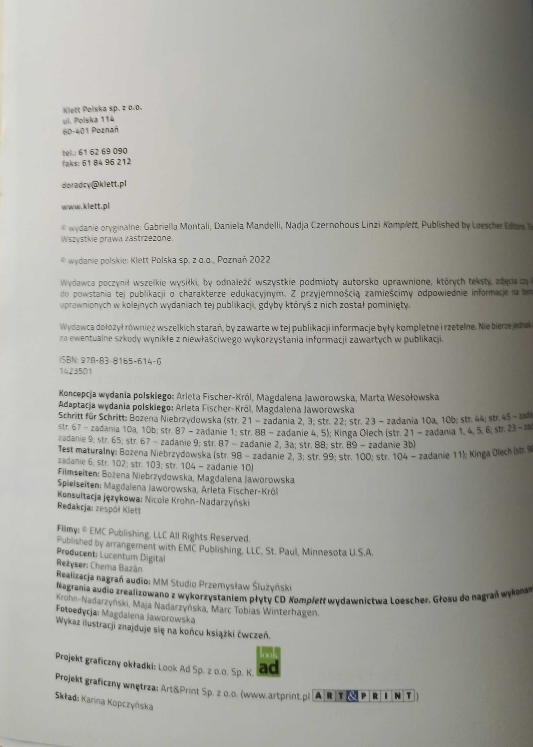 Komplett Plus 3 + ćwiczenia język niemiecki