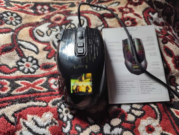 Ігрова мишка з дисплеєм HXSJ J500, користувався 2 дні.