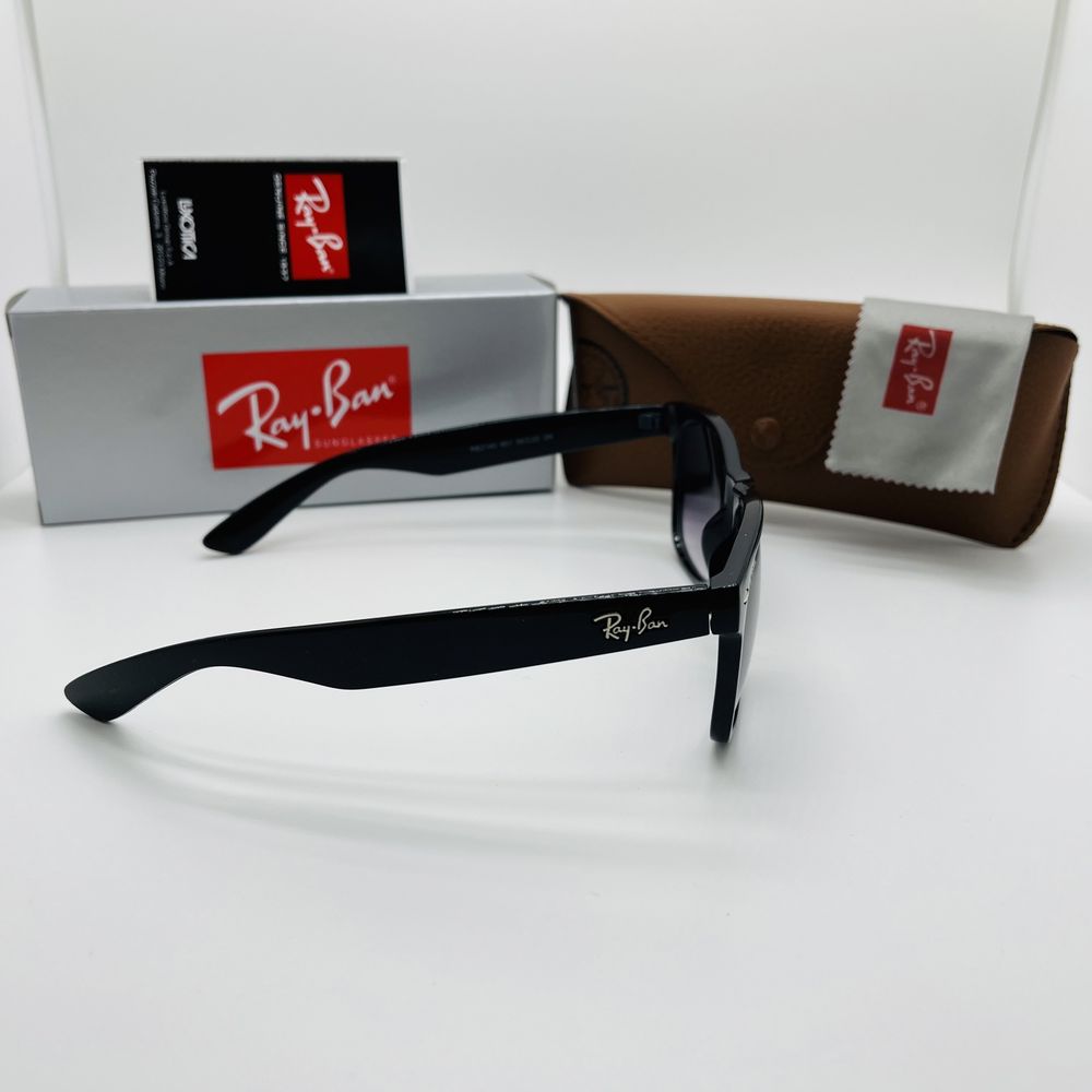 Сонцезахисні окуляри Ray Ban Wayfarer 2140 Glossy Black|Purple
