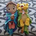 2 peluches novos da disney babies