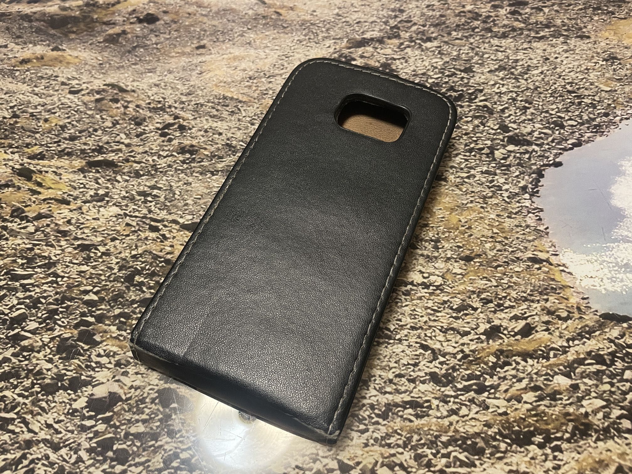 Samsung Galaxy S6 SM-G920F 3/32GB niebieski + etui ze skóry naturalnej