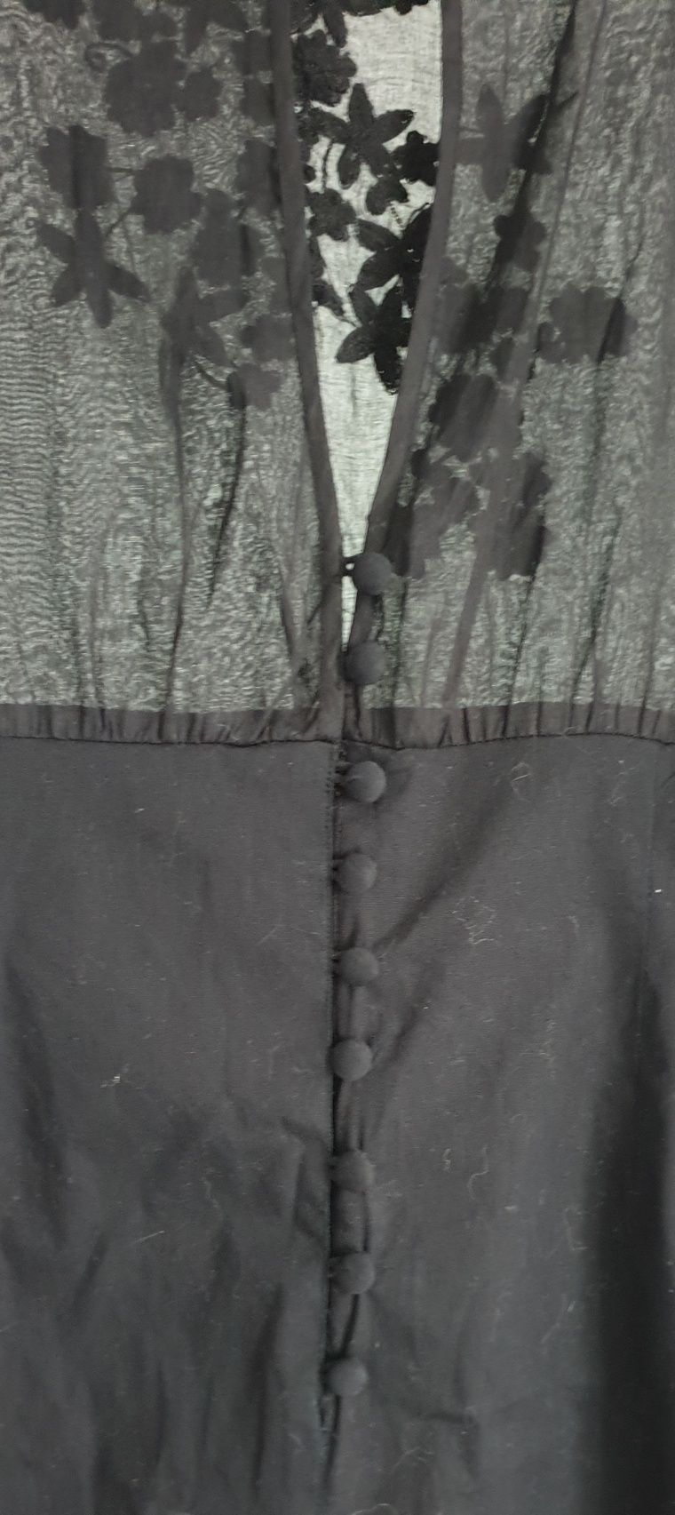 Zara piekna z batystowa gora haft elegancka letnia bawełna 40
