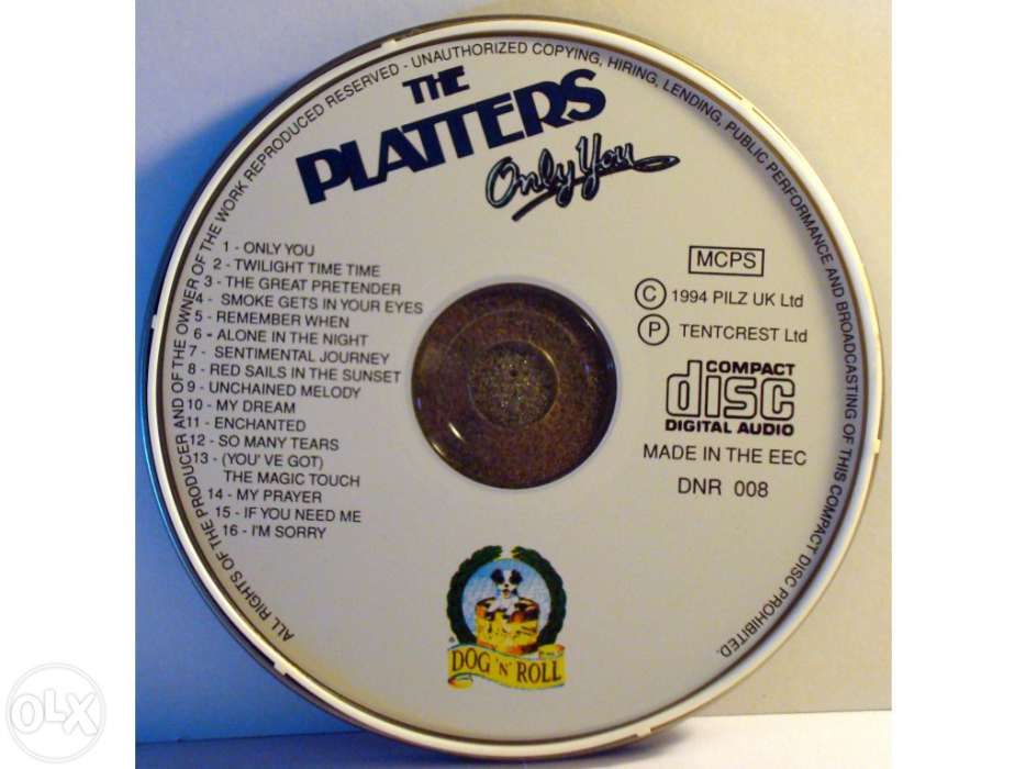 The platters - only you (cd original)