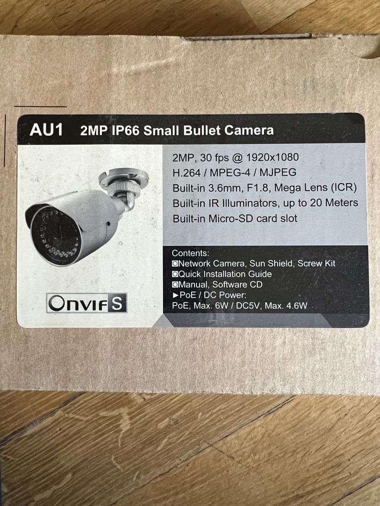 Камера відеоспстереження вологозахищена SMAX 2MP 30fps 1920 x 1080