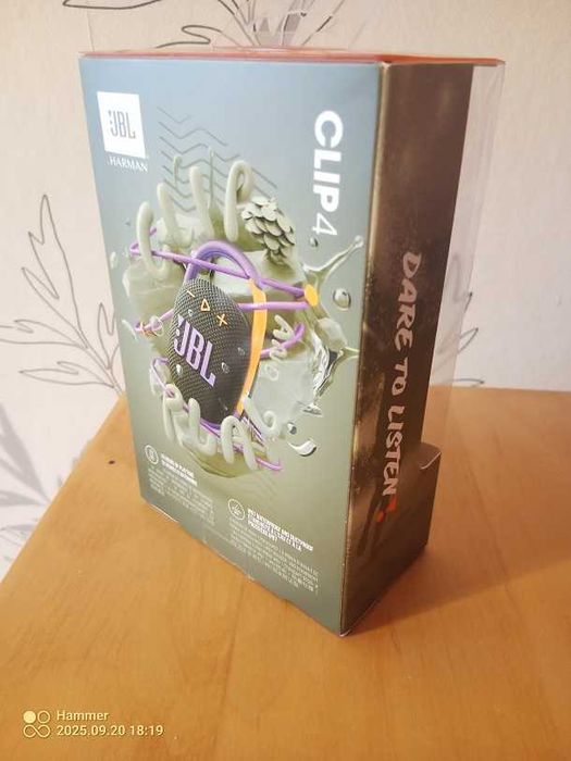 Wodoodporny głośnik na Bluetooth JBL CLIP4