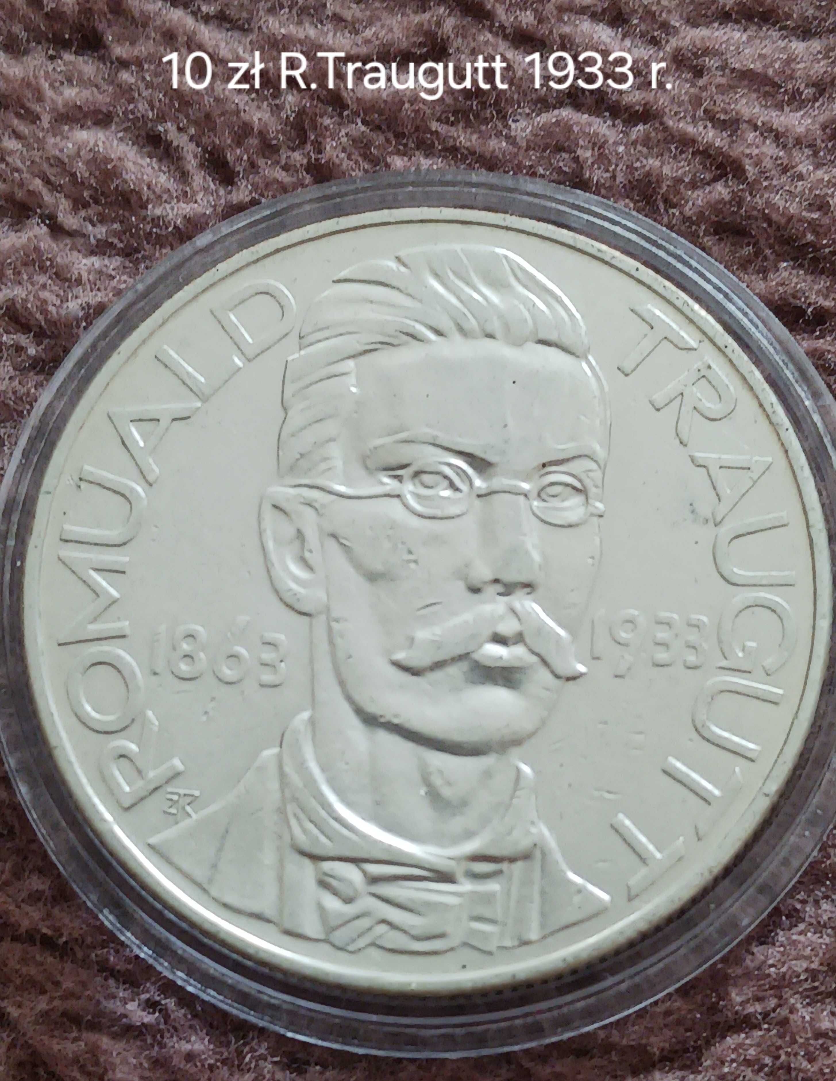 10 zł Romuald Traugutt 1933 r. Super - oryginalna