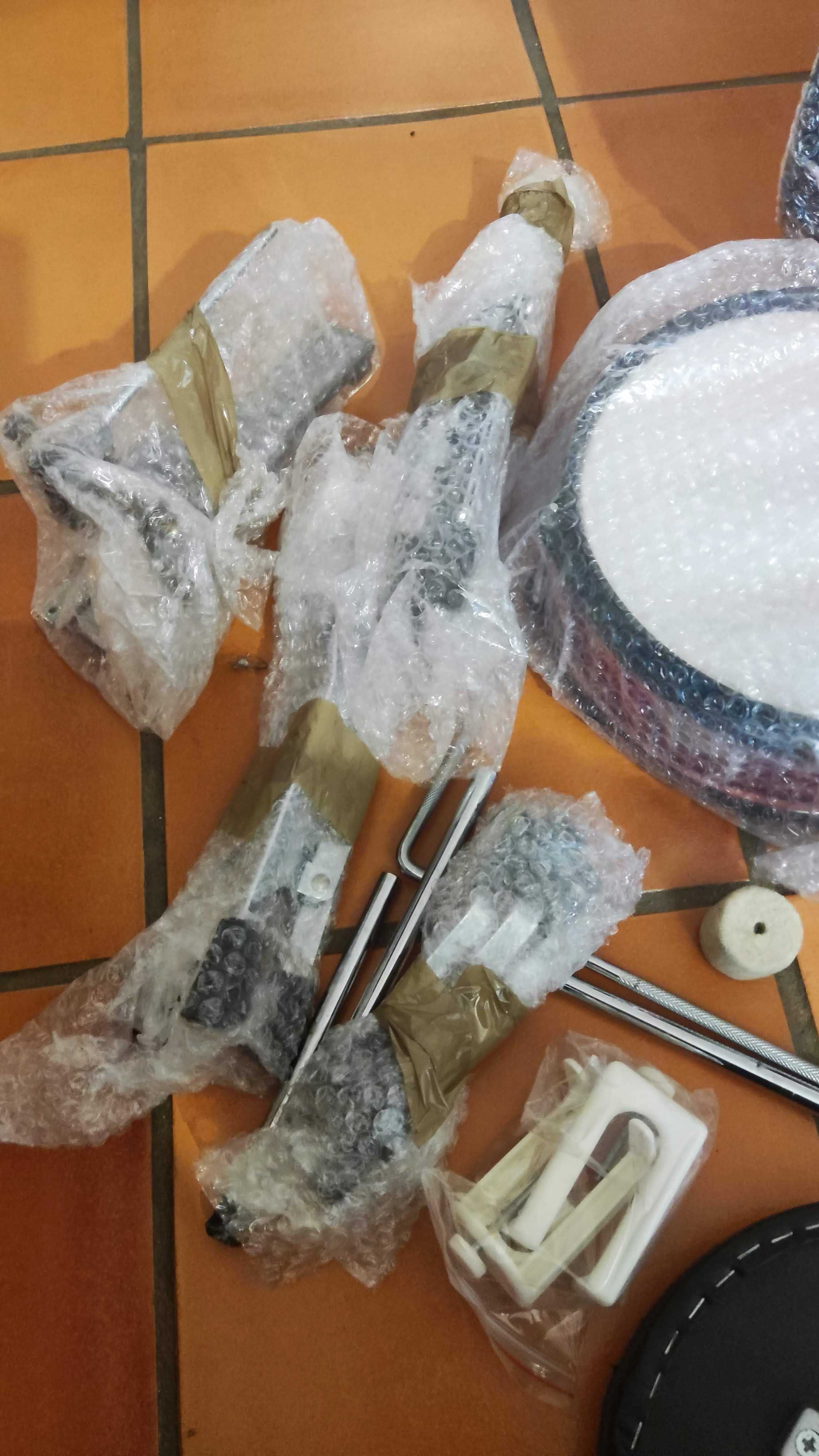 Bateria para crianças com banco