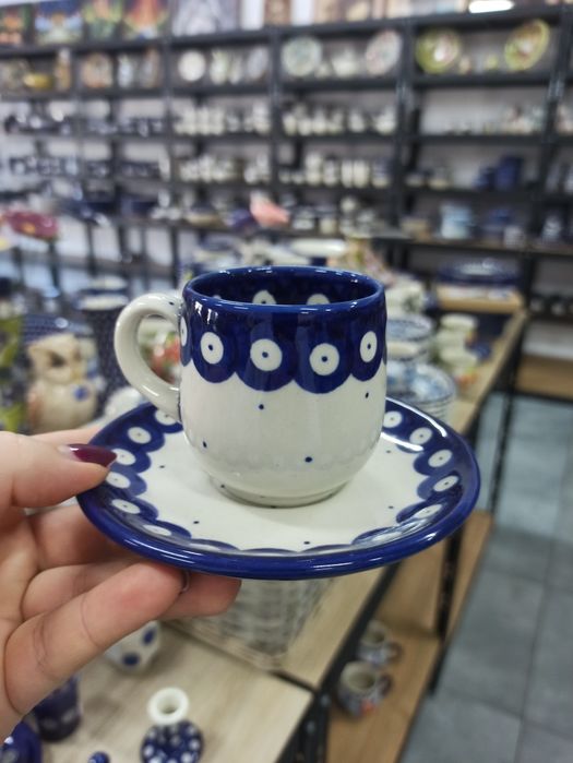 Filiżanka ceramiczna do espresso 100 ml Ceramika Bolesławiec