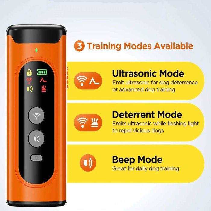 Двойной ультразвуковой отпугиватель собак, відлякувач Sonic 100%