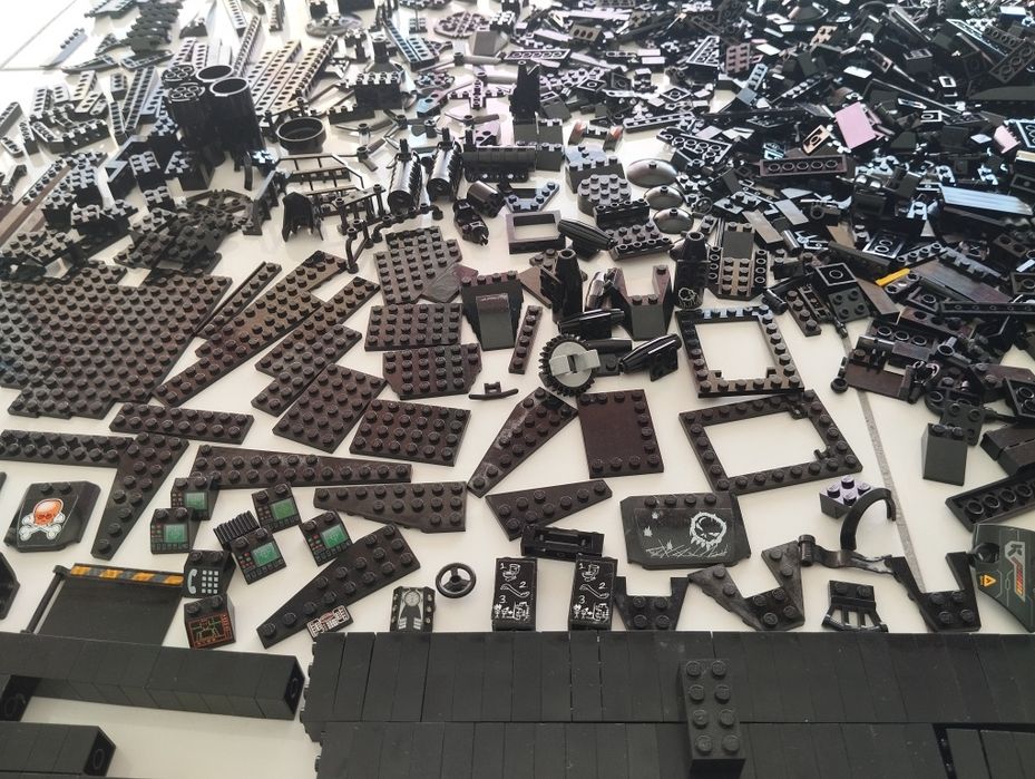 LEGO peças original cor preto