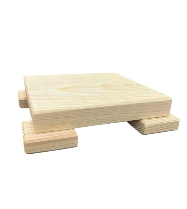 Podstawa do kompozycji kwiatowych 14 cm podstawka pod stroik drewniana