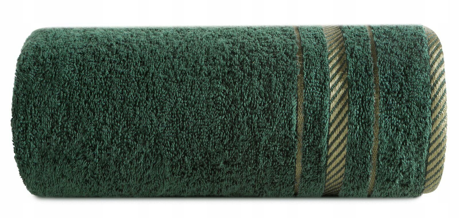 Ręcznik Koral 50x90 zielony ciemny frotte 480g/m2