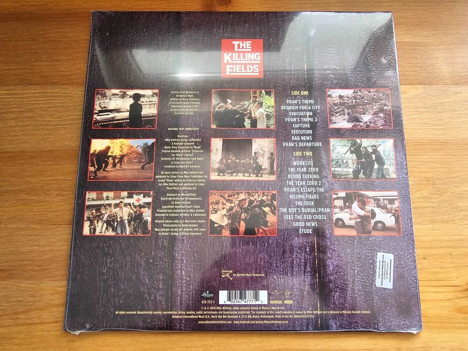 Mike Oldfield The Killing Fields OST 180g LP *NOWA* 2016 Download Card
