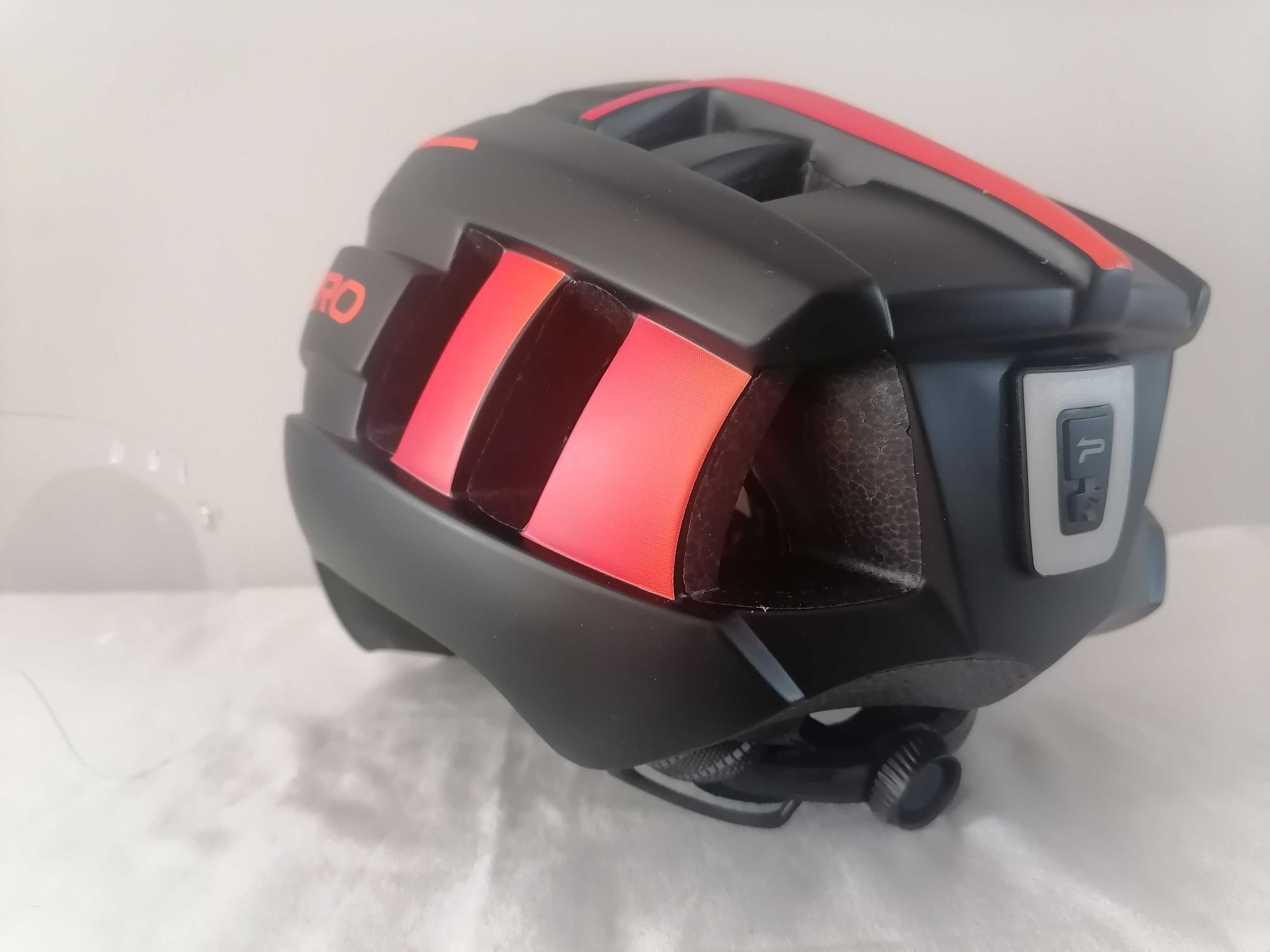 Kask rowerowy Diridero Rosso Nuovo Led L 57-62cm