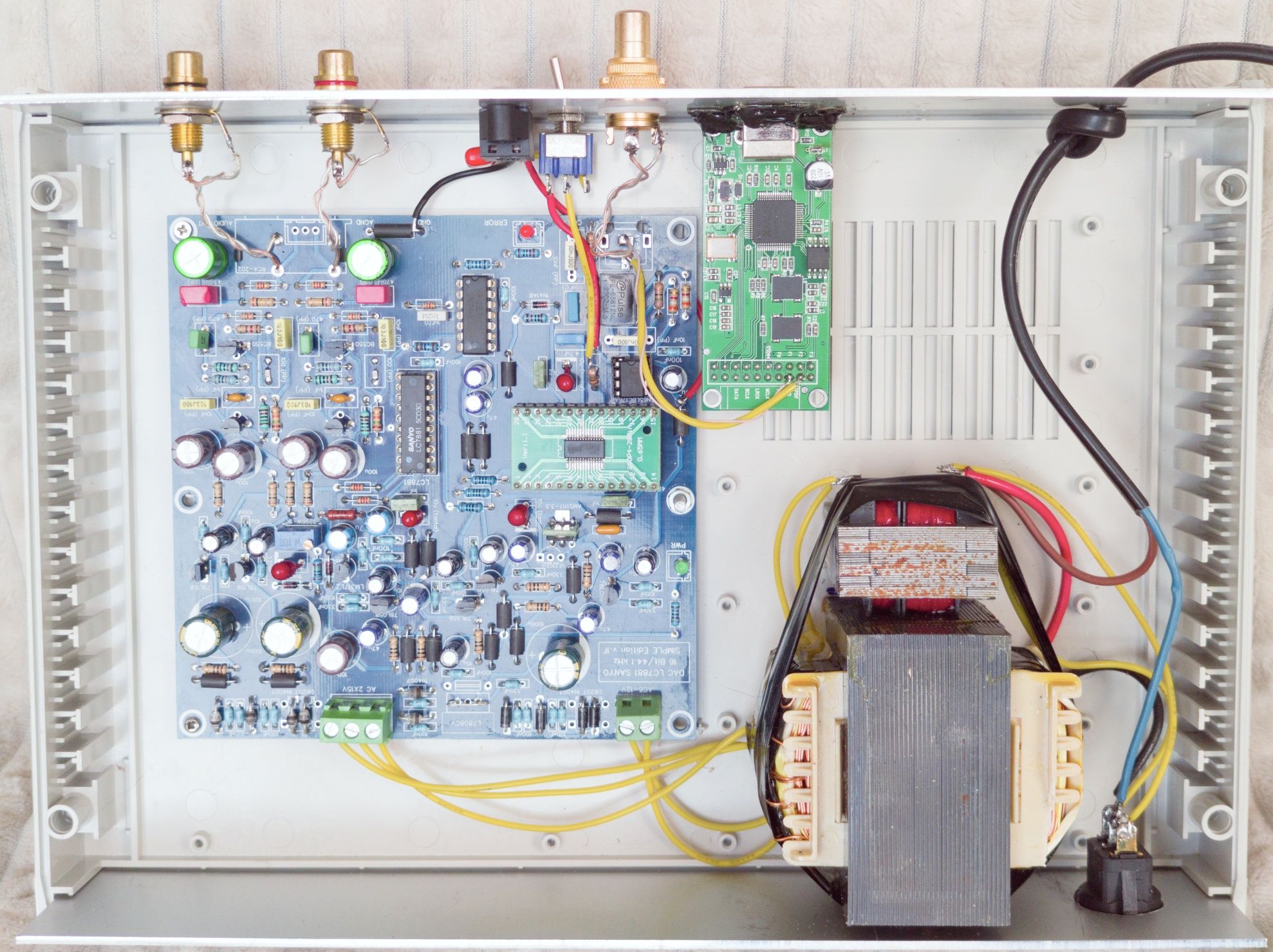 Мультибітний R2R ЦАП LC7881 USB 32bit/48khz HI-RES звукова карта DAC