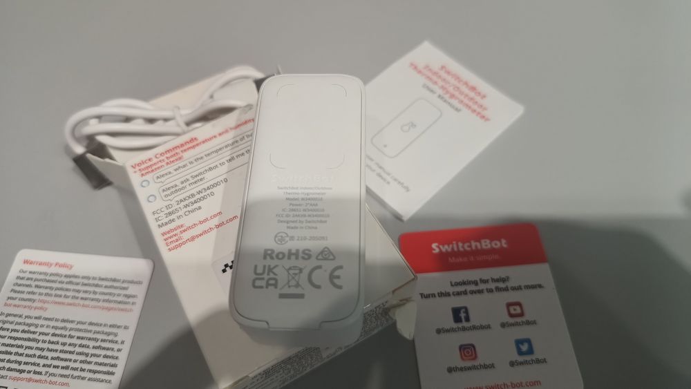 Switch bot Thermo-Hygrometer Розумний сенсор температури та вологості