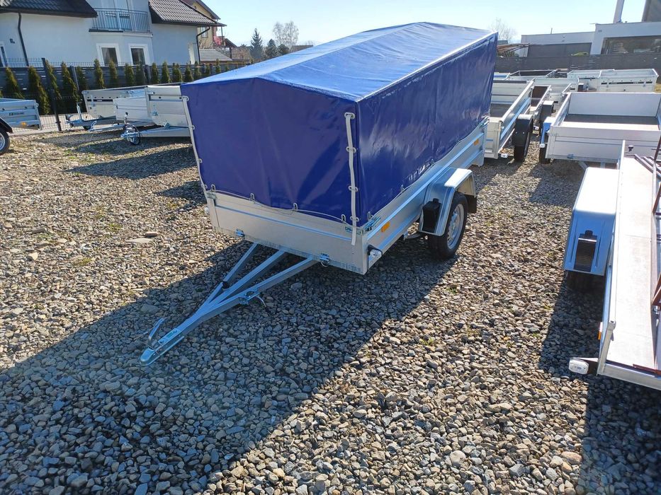 Przyczepa FRACHT 210x125x35 przyczepka solidna spawana nie RYDWAN
