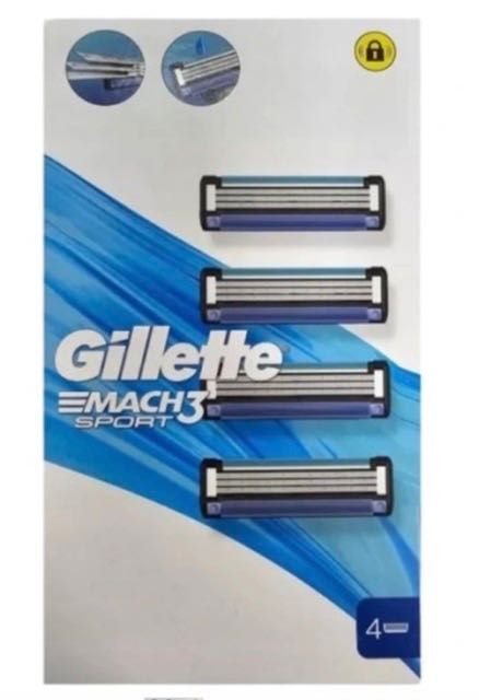 Wkłady ostrza do maszynki GILLETTE Mach3 Sport 4 szt