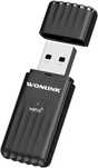 Adapter Usb Wifi6 + Bluetooth 5.3 Wonlink 2W1, 900M, Dual-Band, Win