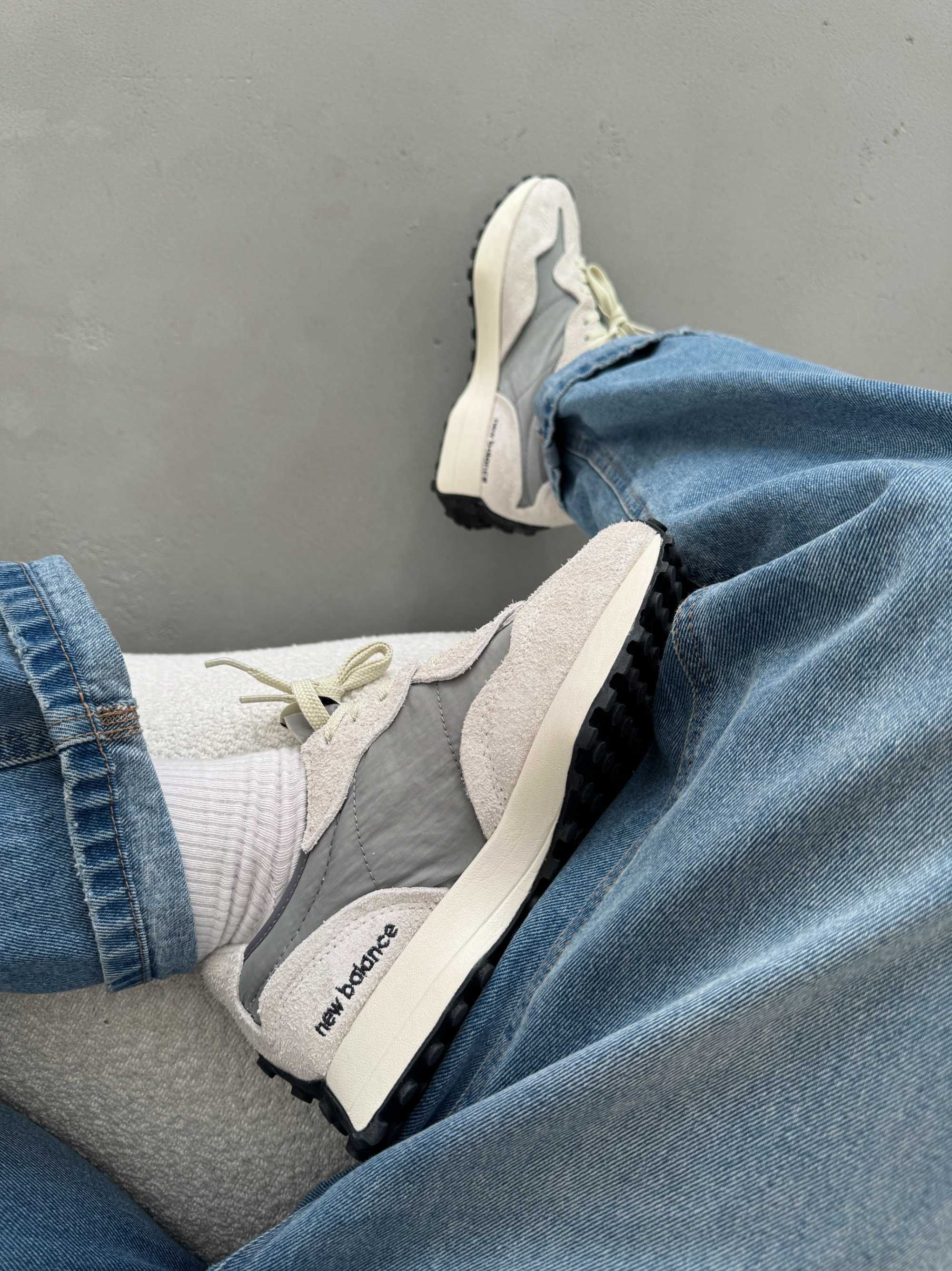 ‼️ Кросівки New Balance 327 Grey Logo