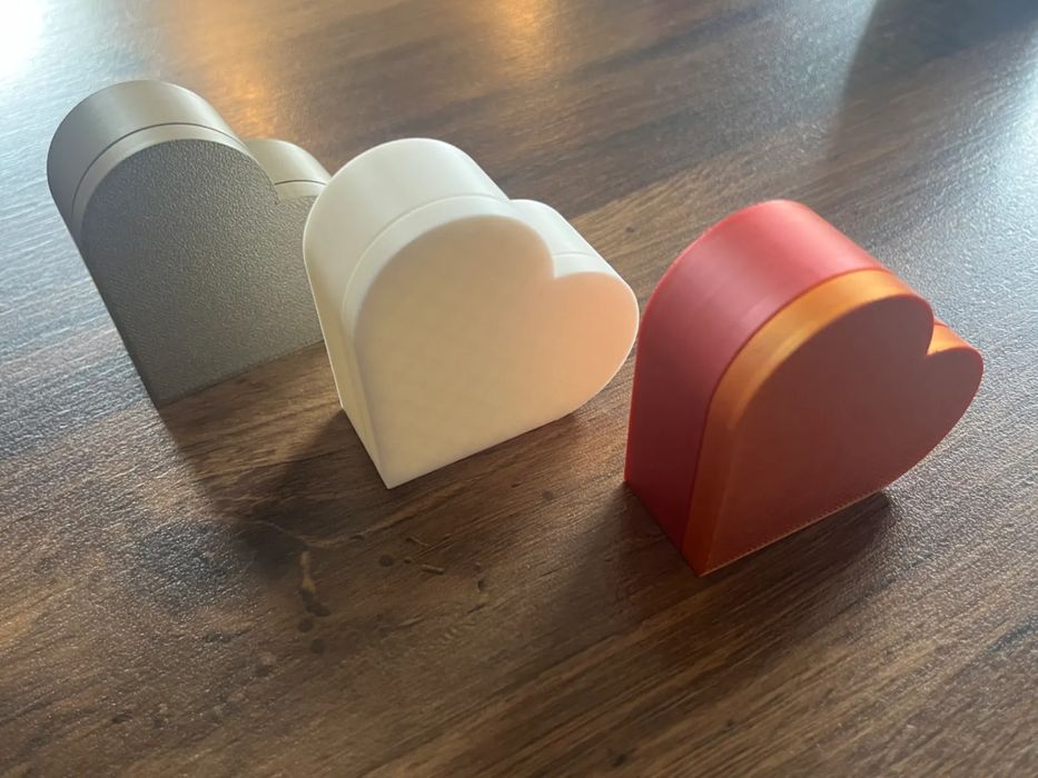 Caixa em Forma de Coração com Tampa