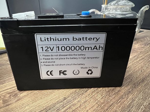Литионный аккумулятор PowerBank на 12 V 100 000 mAh