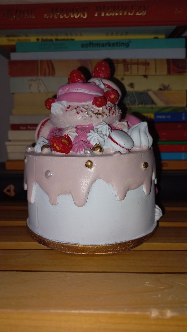 Słodka figurka ciasto tort ozdoba