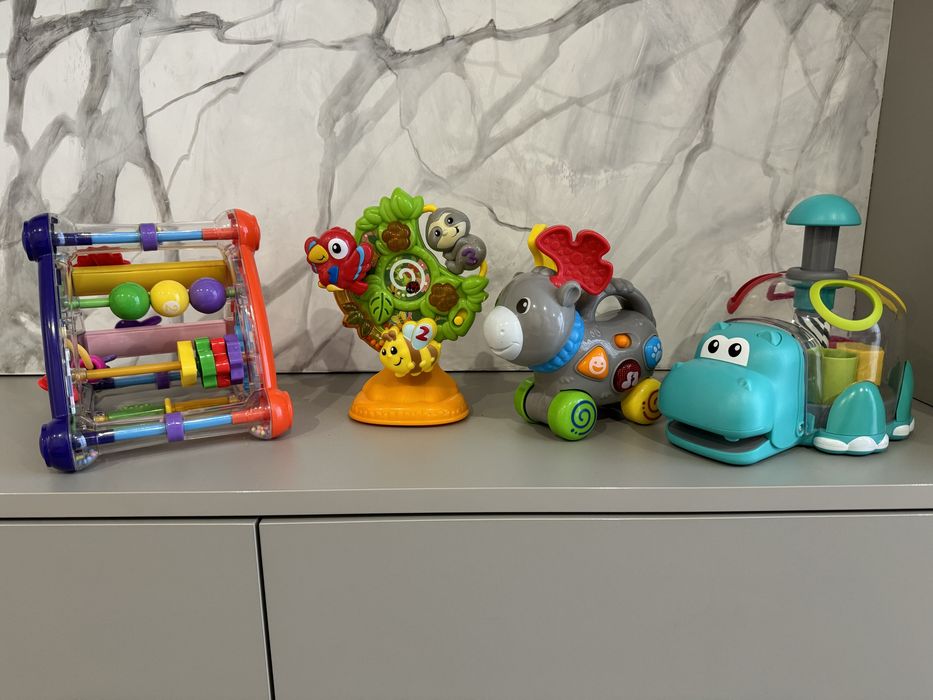 Іграшки winfun, infantino сортер, каталка