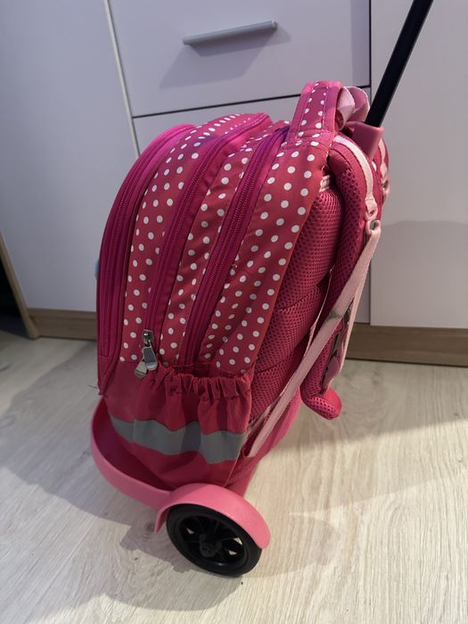 Дитячий шкільний рюкзак трансформер на колесах!