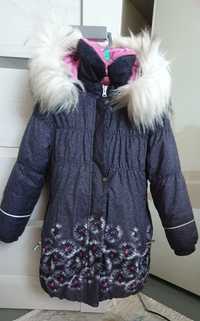 Продам зимове пальто для дівчинки Lenne