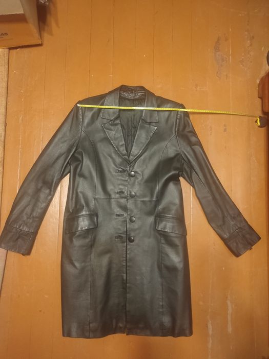 Шкіряний френч (плащ)